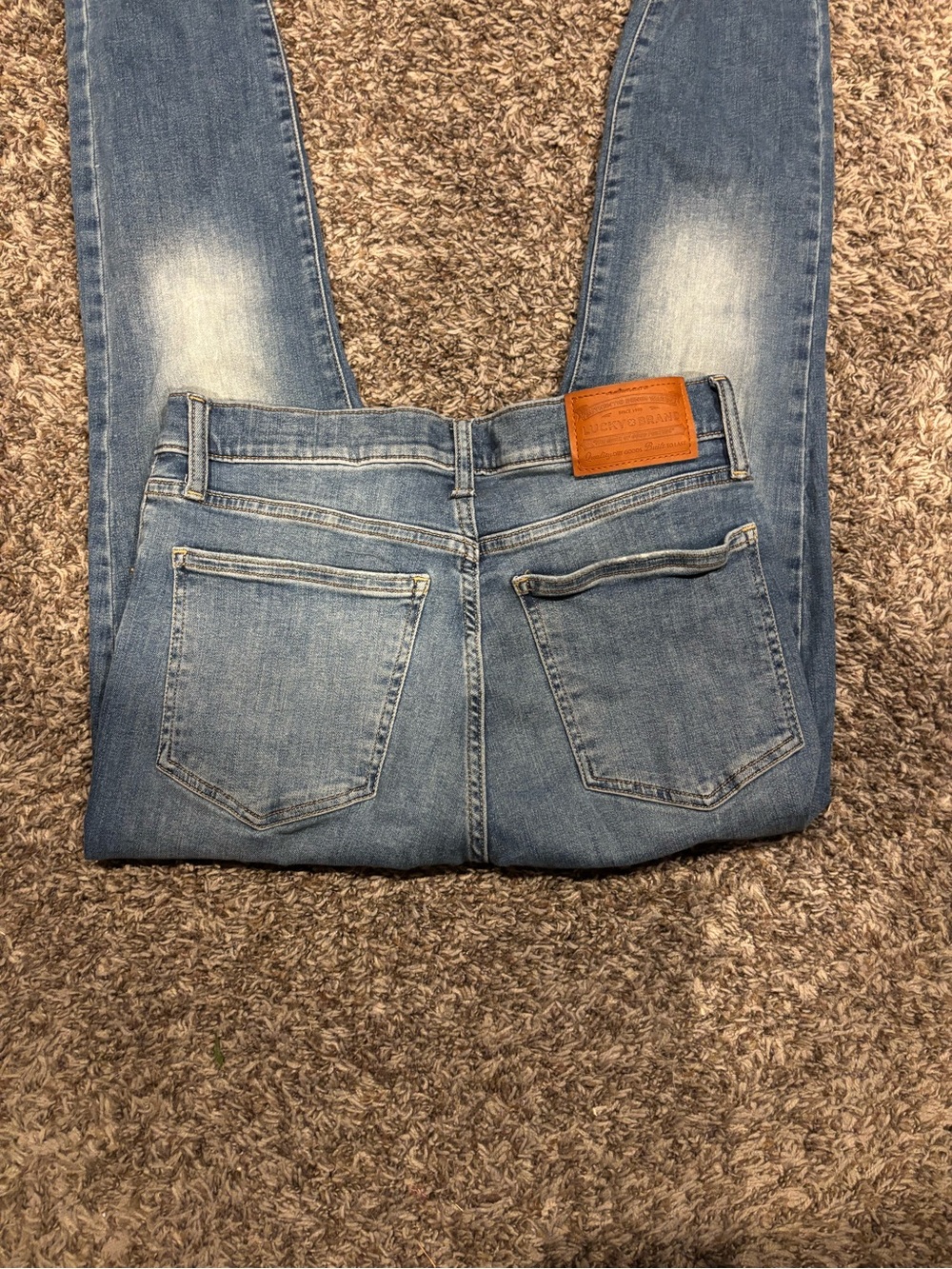 Lucky Brand Blue Denim High Rise Skinny Jeans